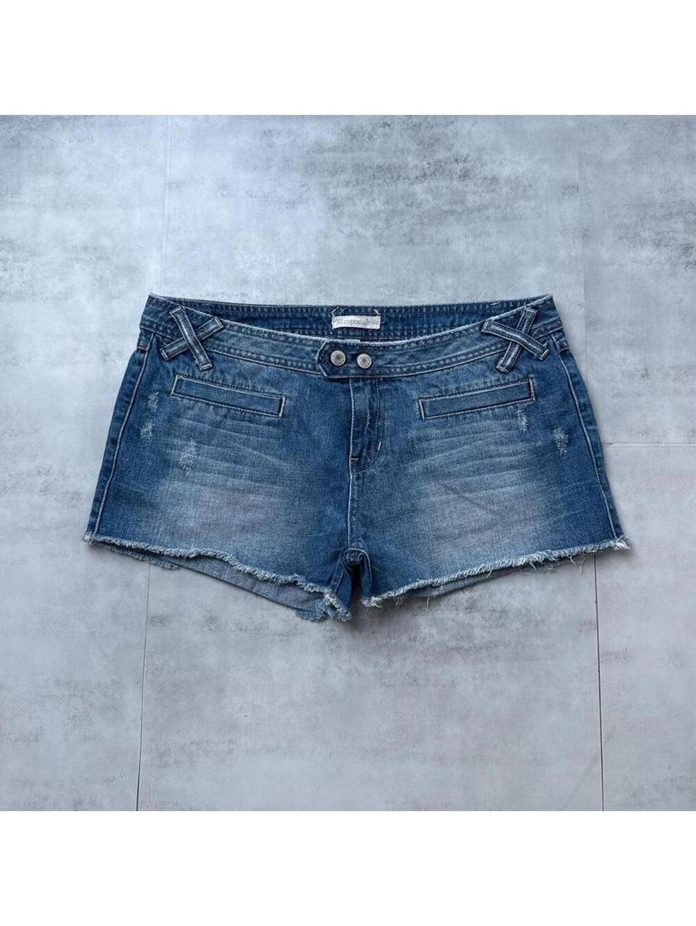 Y2K Aeropostale 00s Denim Mini Pocket Shorts